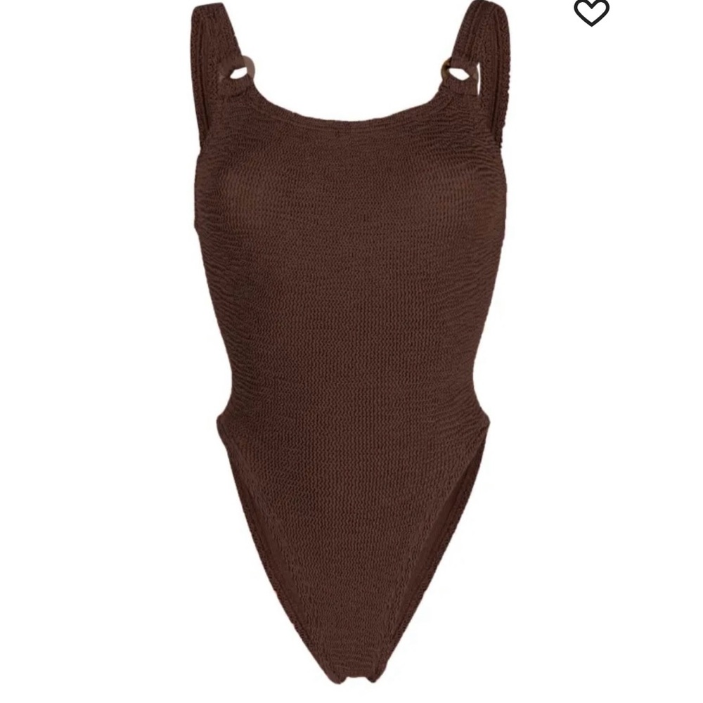 Brown Hunza G One-Piece Swimsuit